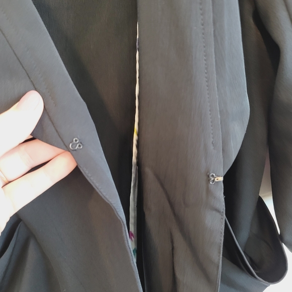 Daniel Rainn Open Front Black Blazer Jacket Women's Size 1X - Picture 6 of 12